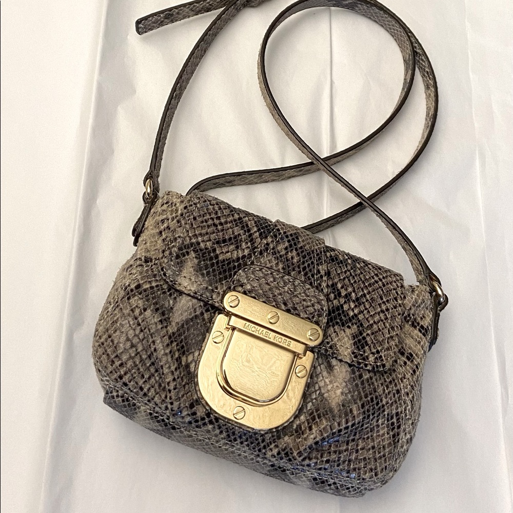 Michael Kors Charlton Embossed Crossbody Bag
